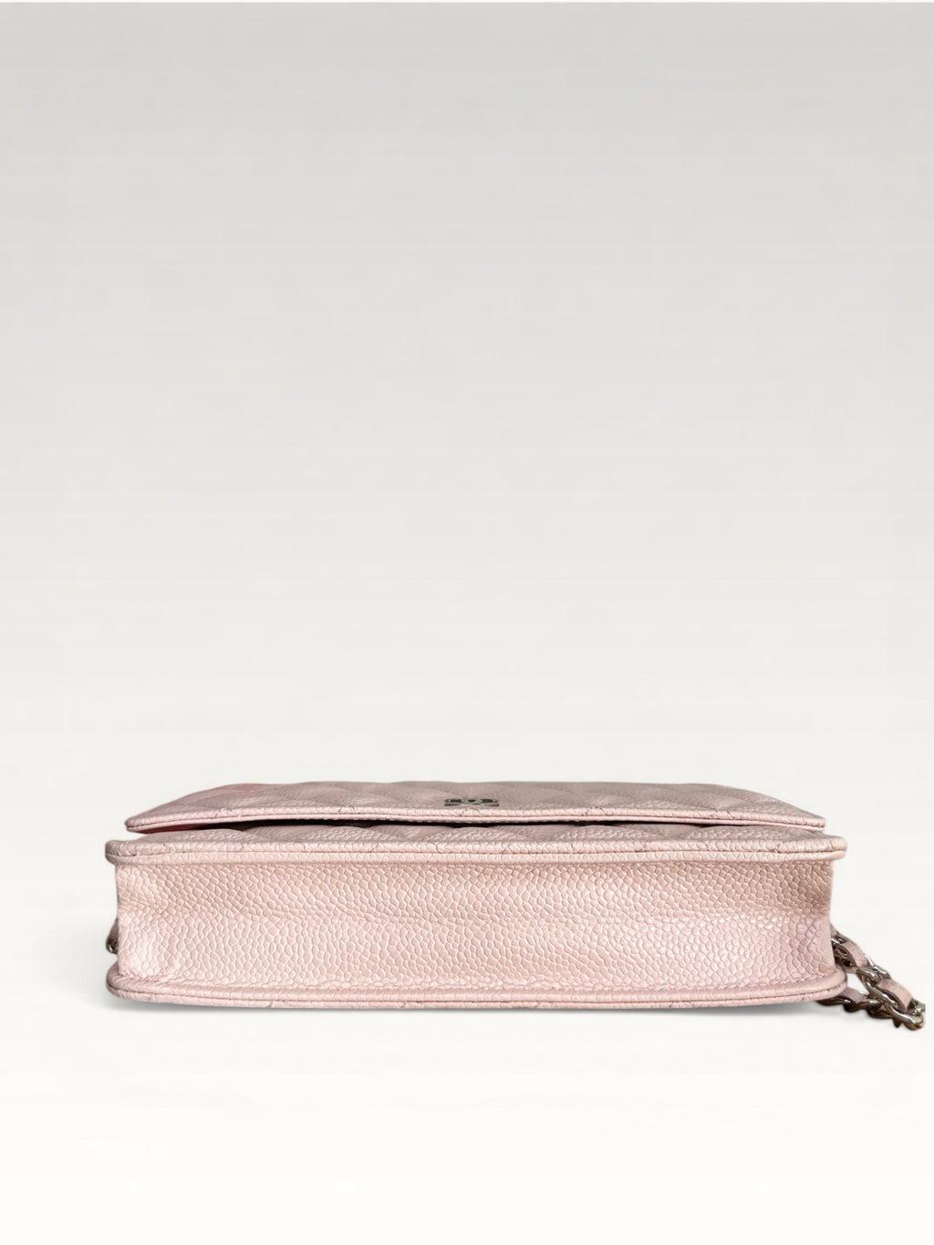 2013-2014 Chanel Classic Wallet On Chain Caviar Pink