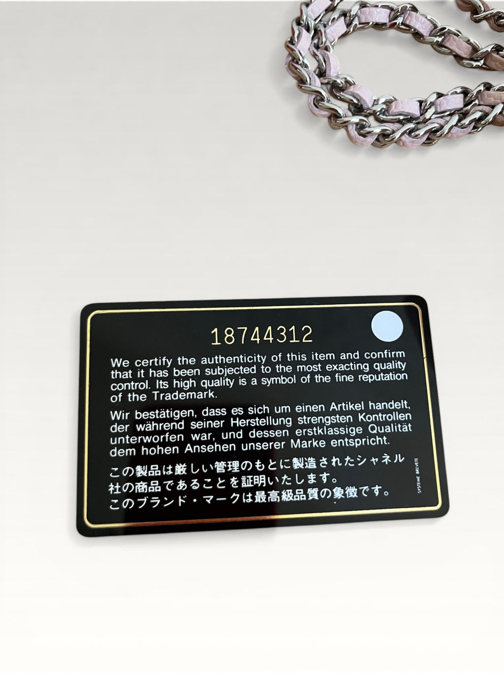 2013-2014 Chanel Classic Wallet On Chain Caviar Pink