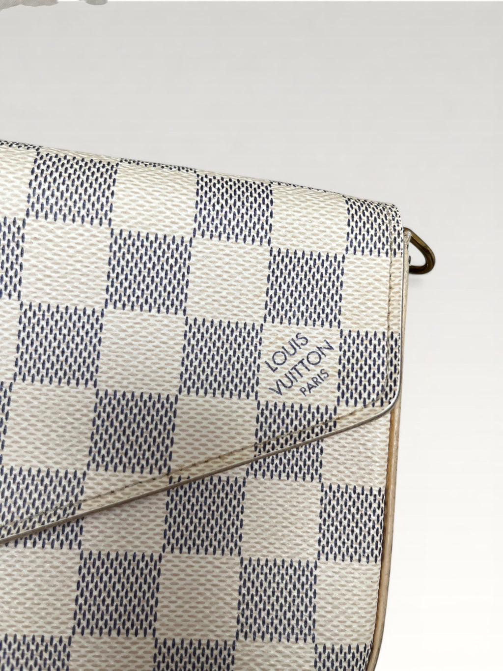 Louis Vuitton Felicie Pochette Damier Azur Coated Canvas