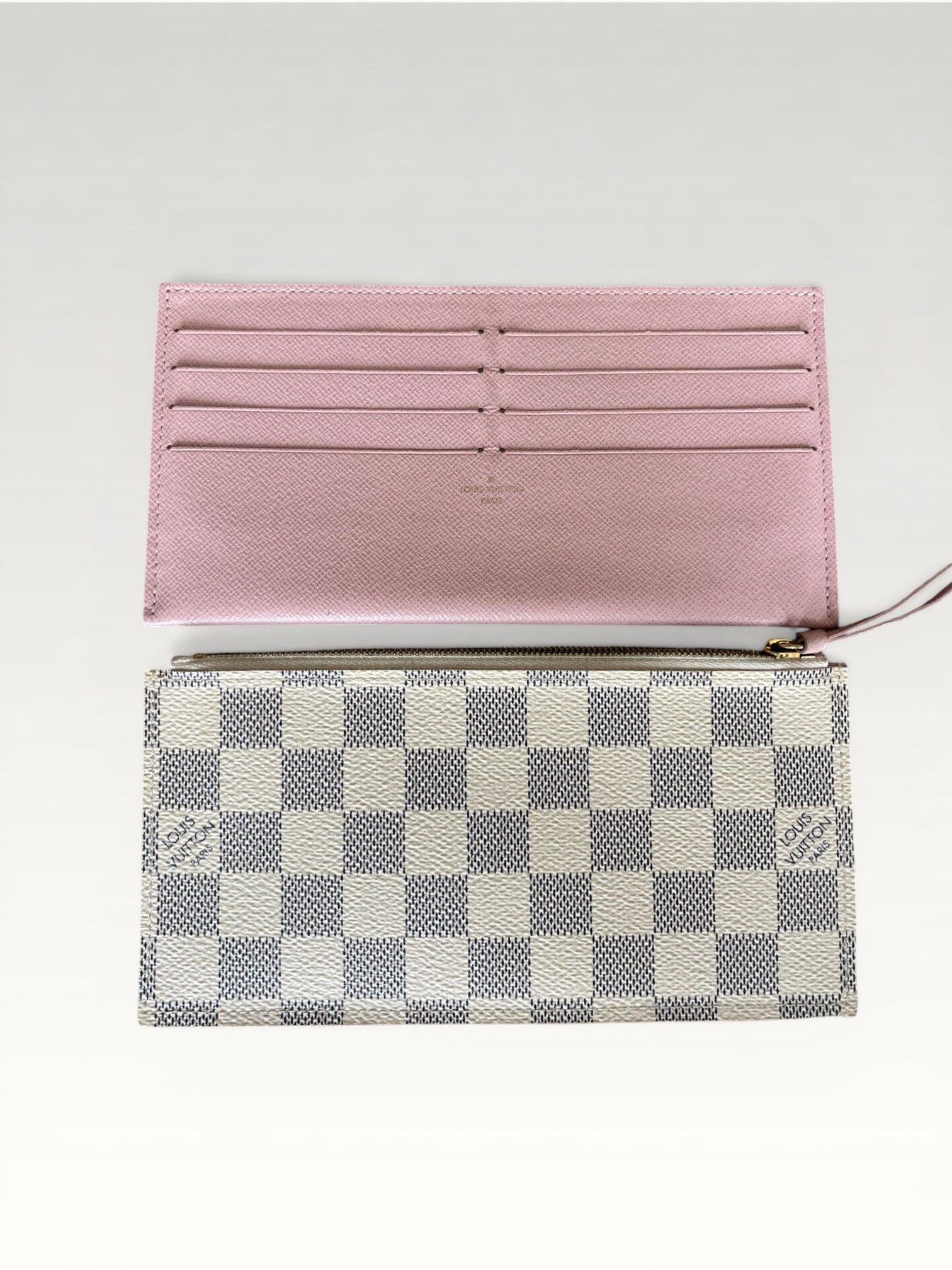 Louis Vuitton Felicie Pochette Damier Azur Coated Canvas