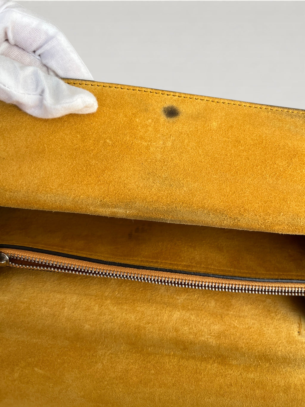 Gucci Dionysus GG Supreme Canvas Bag Yellow Suede