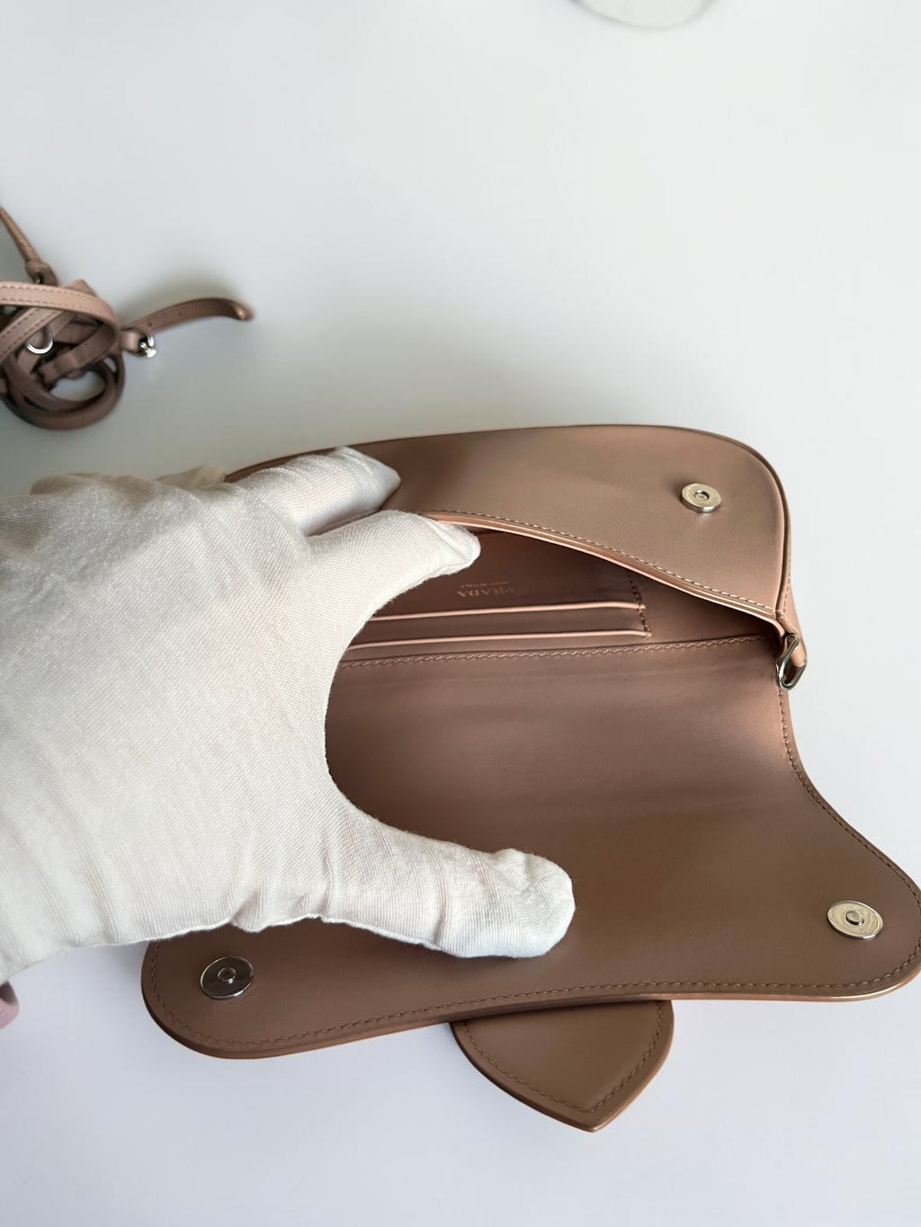 Prada Sidonie Crossbody Leather Bag Saffiano