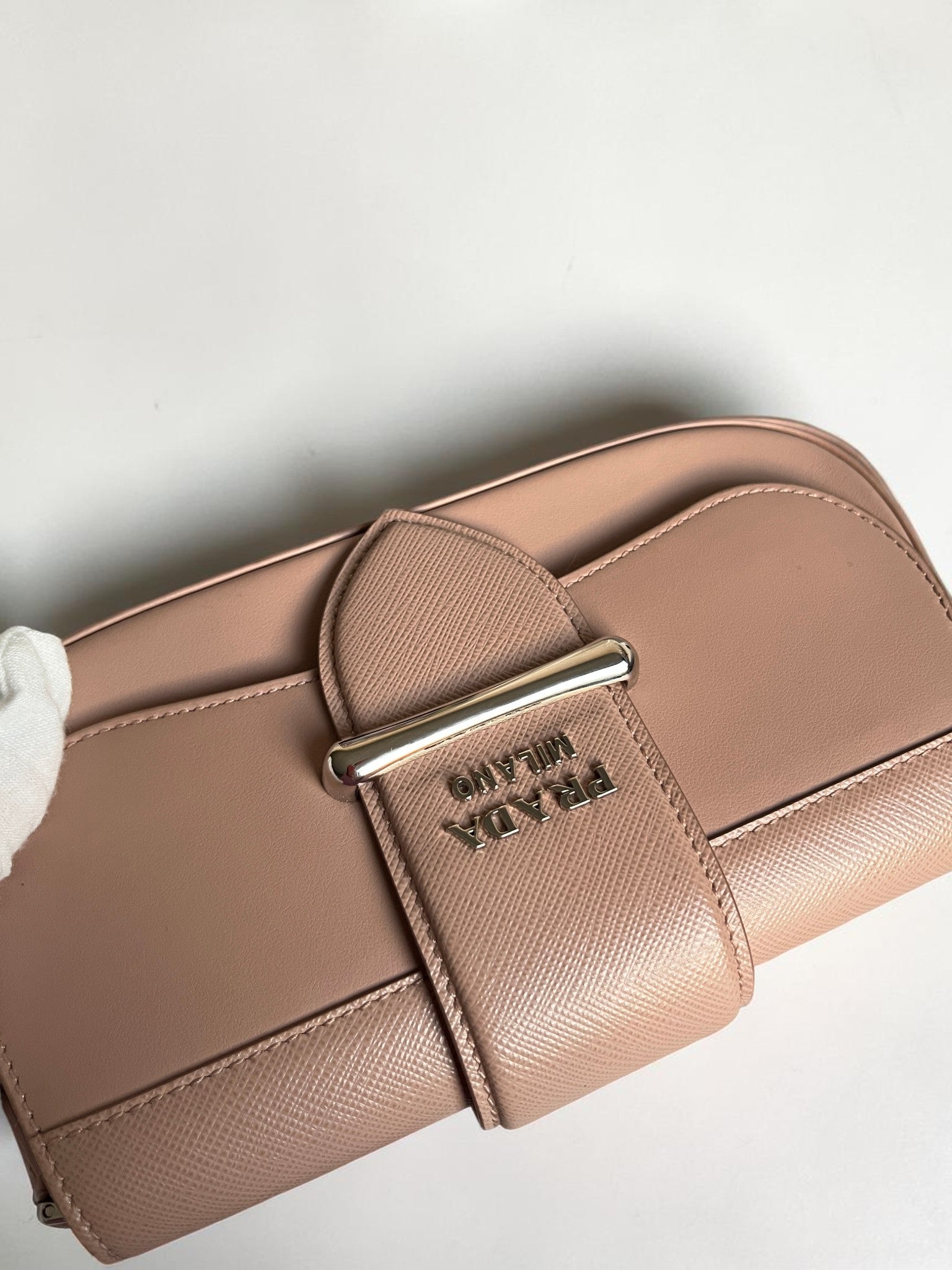 Prada Sidonie Crossbody Leather Bag Saffiano