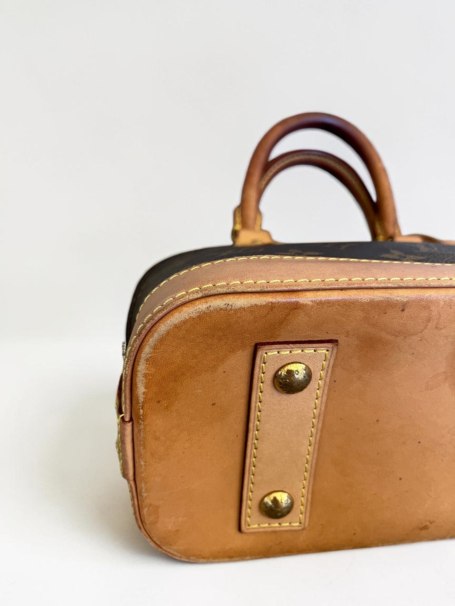 2019 Louis Vuitton Alma BB Monogram Coated Canvas