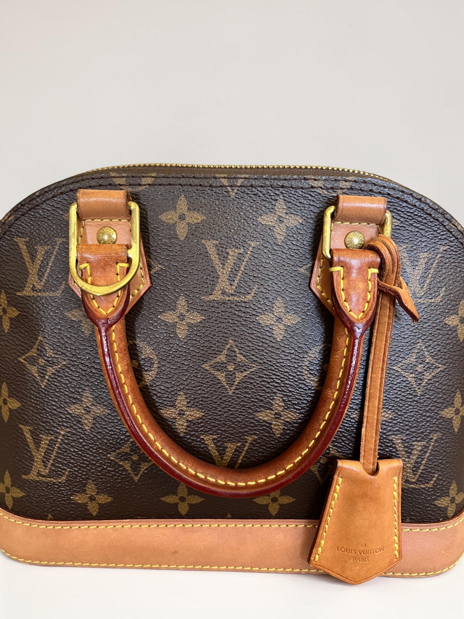 2019 Louis Vuitton Alma BB Monogram Coated Canvas