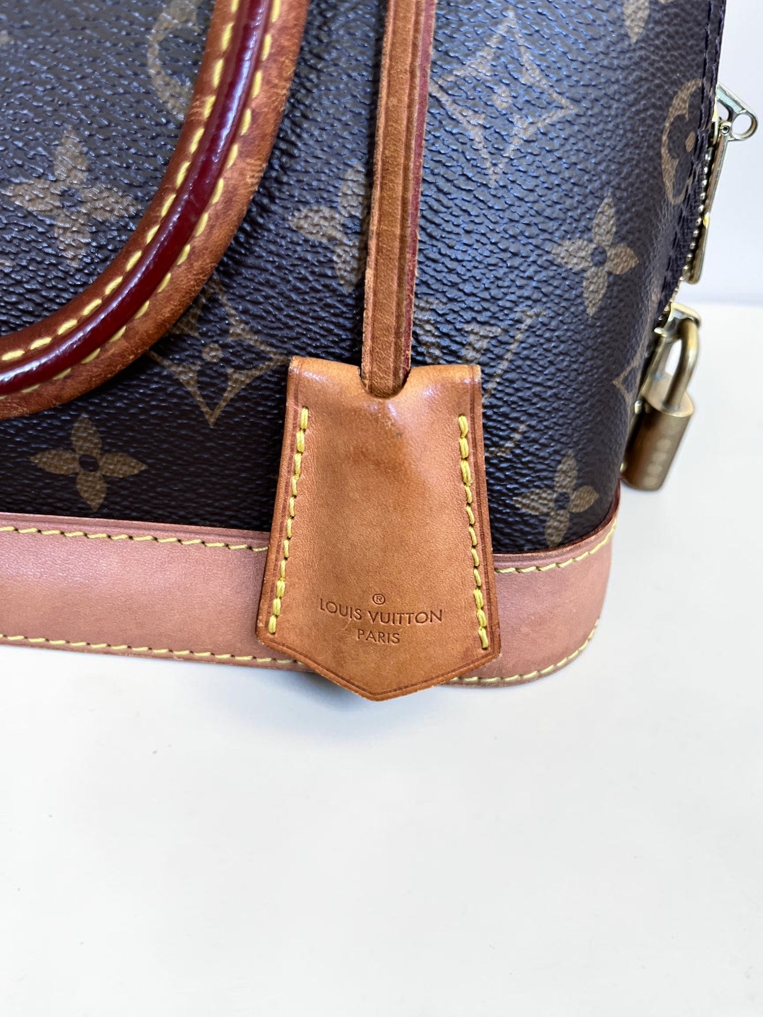 2019 Louis Vuitton Alma BB Monogram Coated Canvas