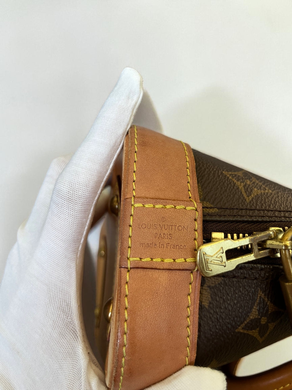 2019 Louis Vuitton Alma BB Monogram Coated Canvas