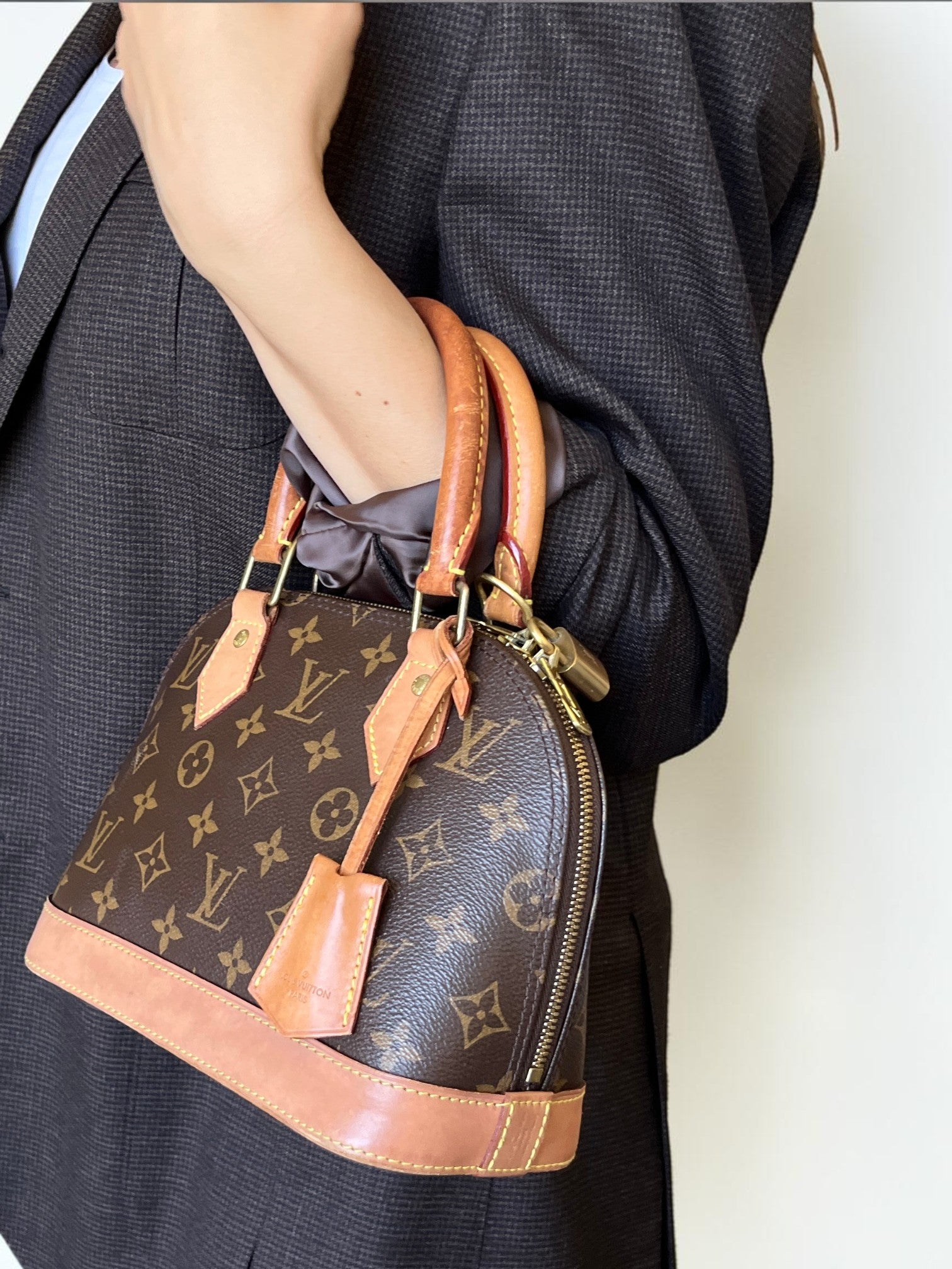 2019 Louis Vuitton Alma BB Monogram Coated Canvas