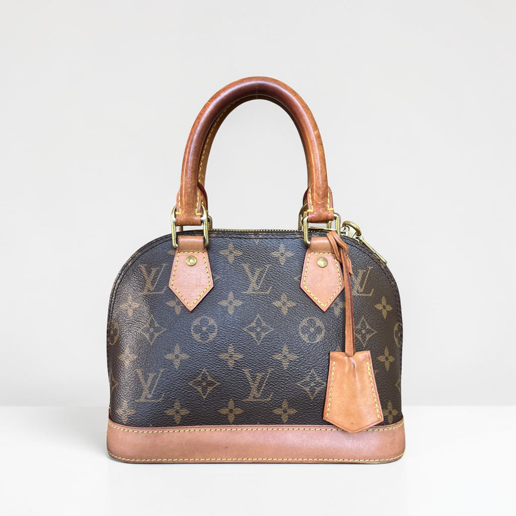 2019 Louis Vuitton Alma BB Monogram Coated Canvas