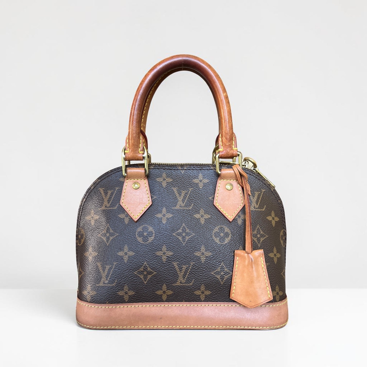 2019 Louis Vuitton Alma BB Monogram Coated Canvas