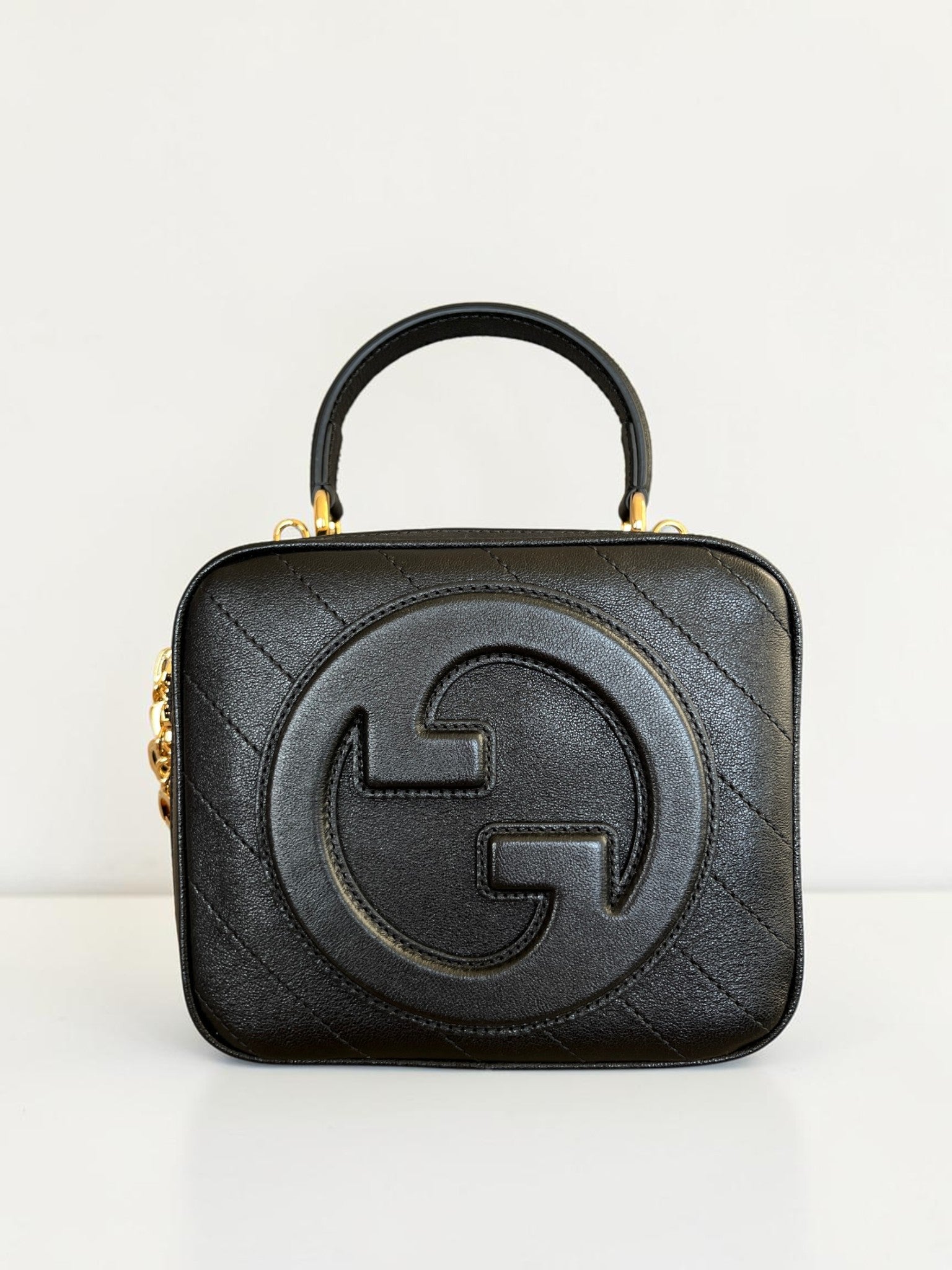 Gucci Blondie Leather Top Handle Bag
