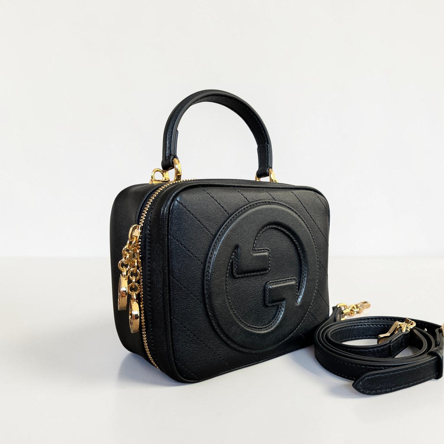 Gucci Blondie Leather Top Handle Bag