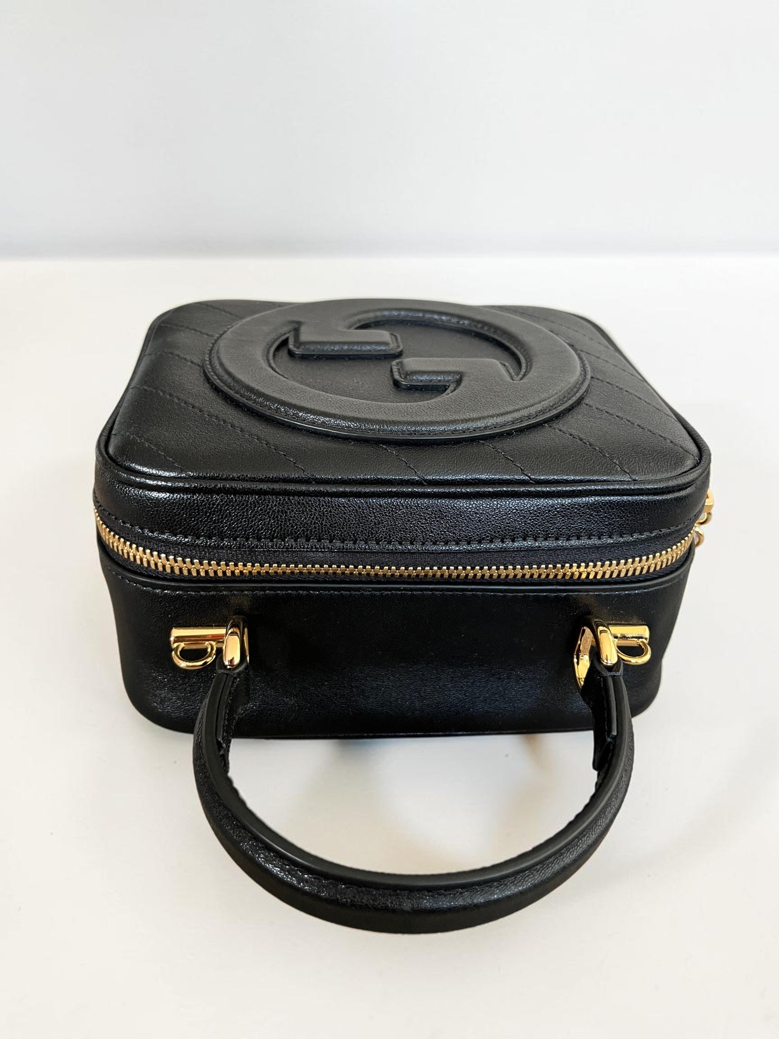 Gucci Blondie Leather Top Handle Bag
