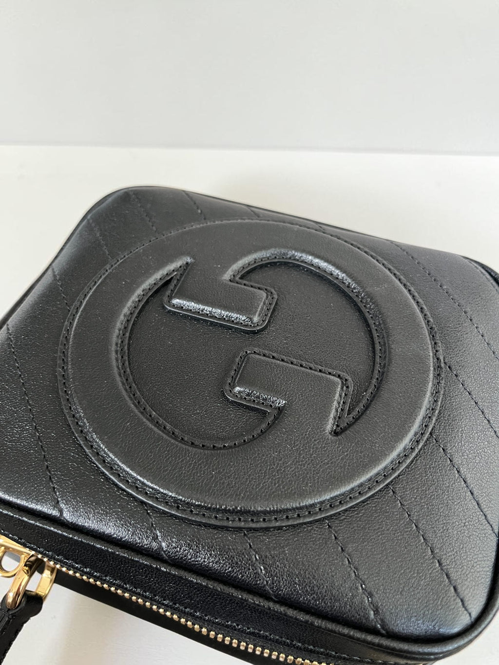 Gucci Blondie Leather Top Handle Bag