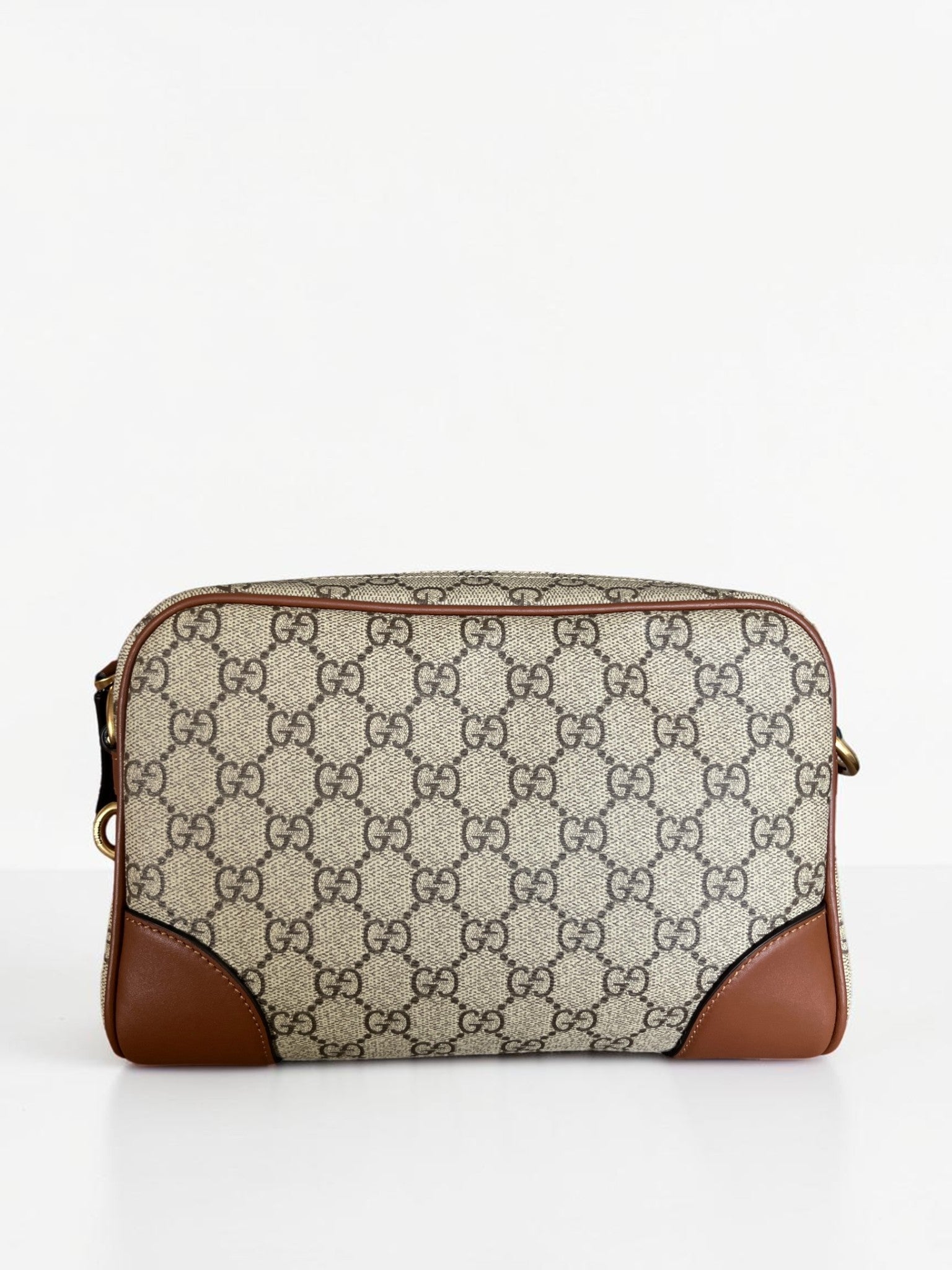 Gucci GG Emblem Crossbody Bag In Monogram Canvas