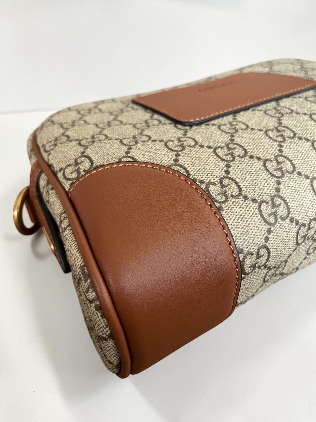 Gucci GG Emblem Crossbody Bag In Monogram Canvas