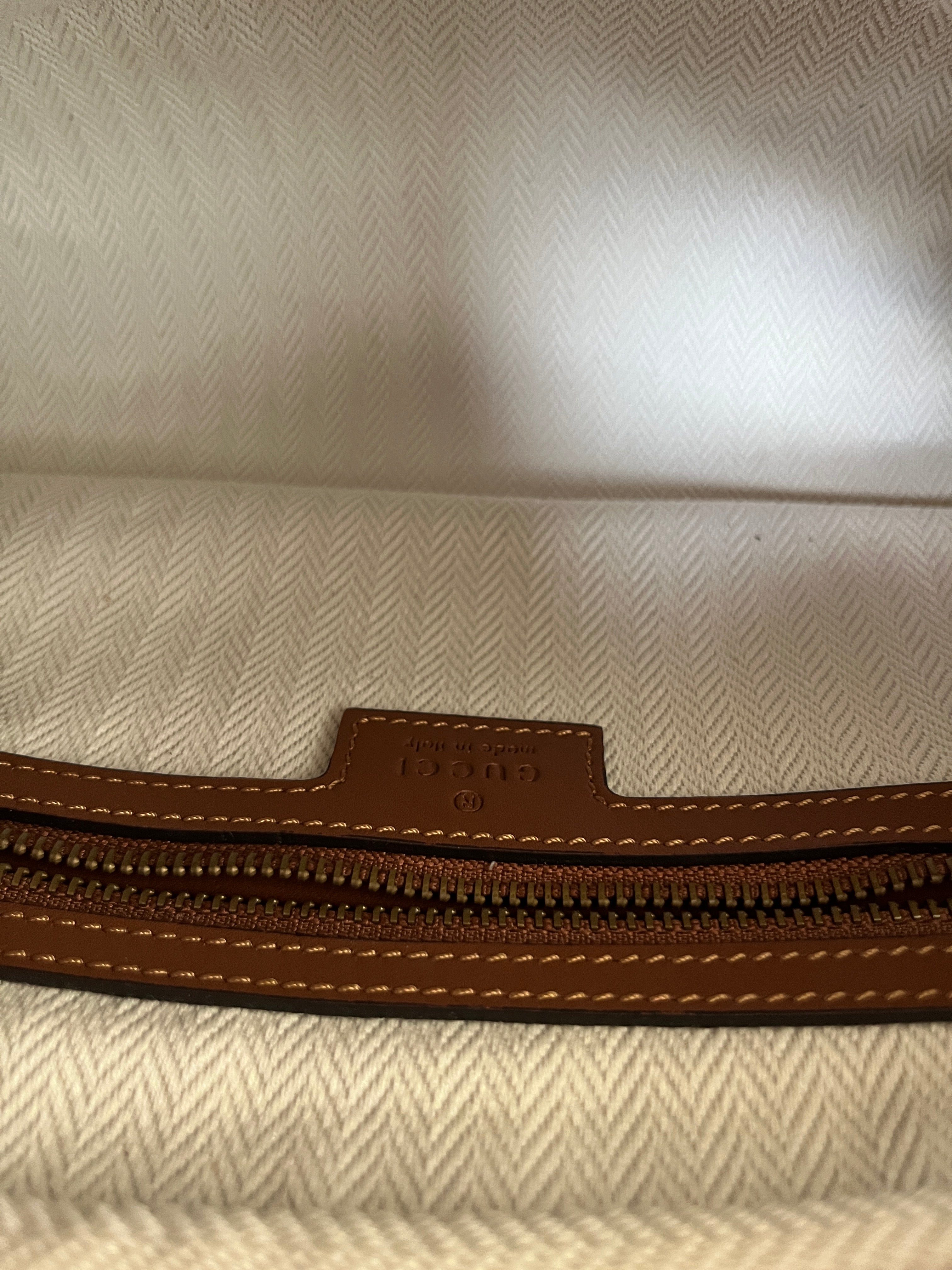 Gucci GG Emblem Crossbody Bag In Monogram Canvas