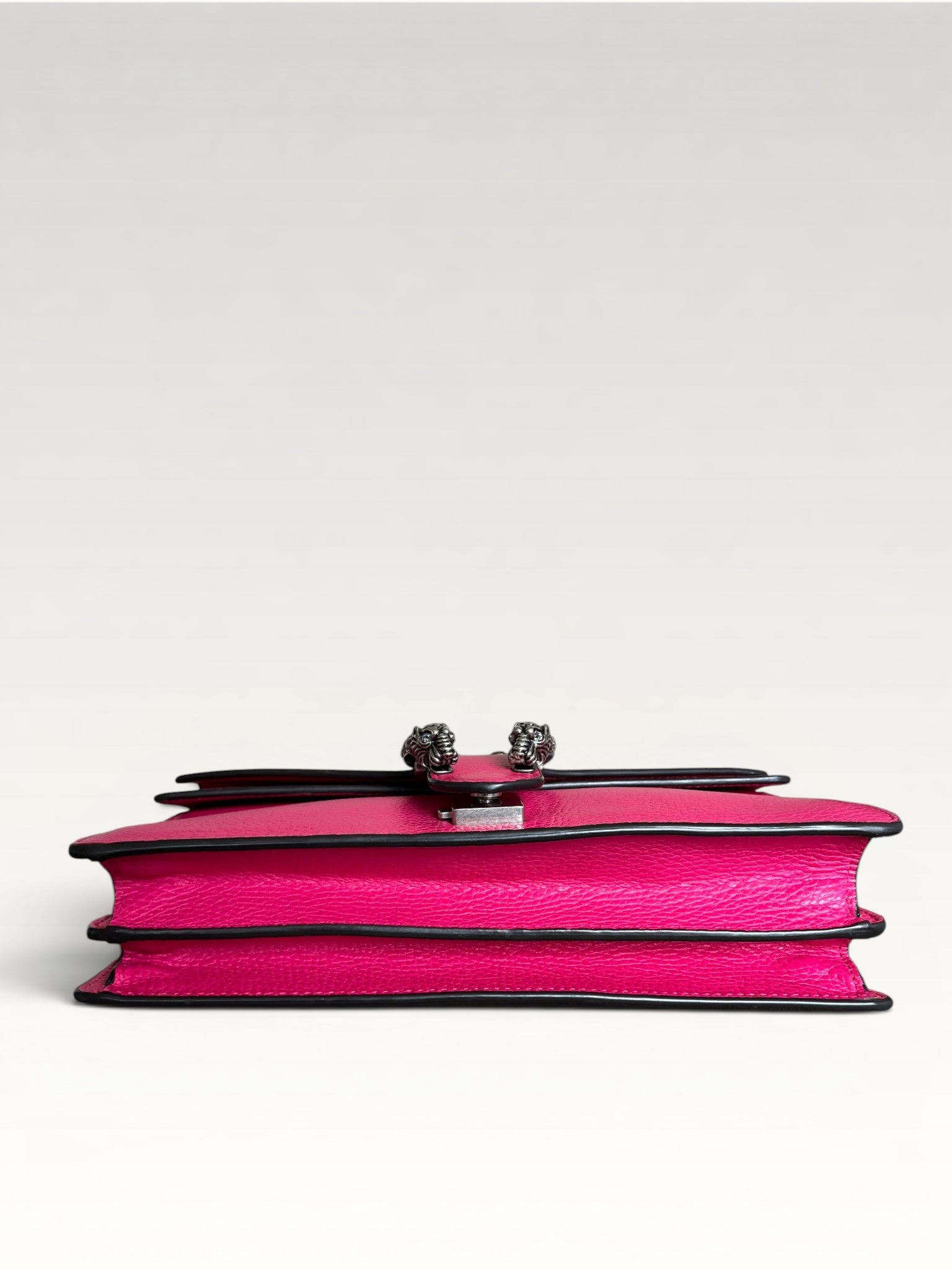 Gucci Dionysus Medium Pink Pebbled Leather Crystal Embelished