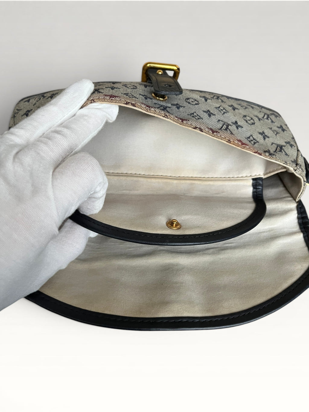 Louis Vuitton Marjorie Canvas And Leather Shoulder Bag