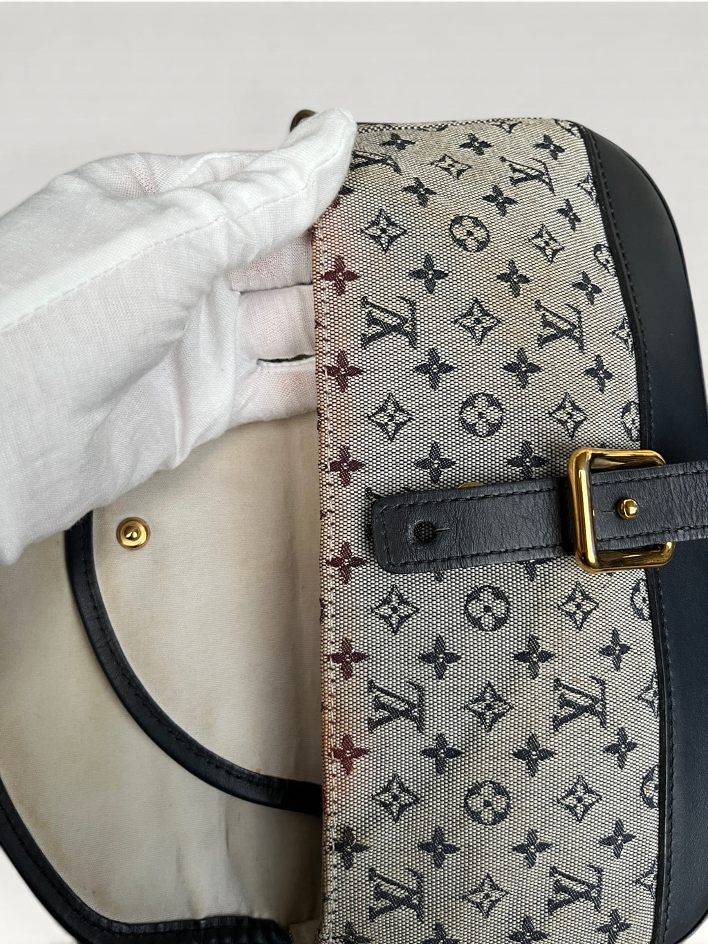 Louis Vuitton Marjorie Canvas And Leather Shoulder Bag