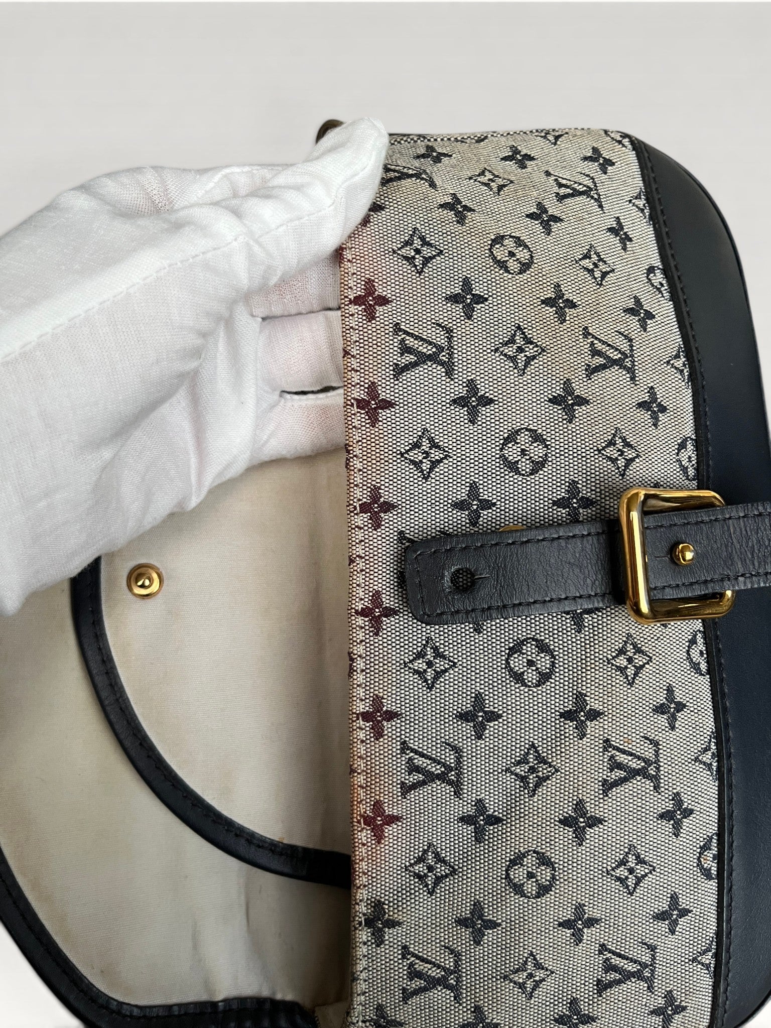 Louis Vuitton Marjorie Canvas And Leather Shoulder Bag