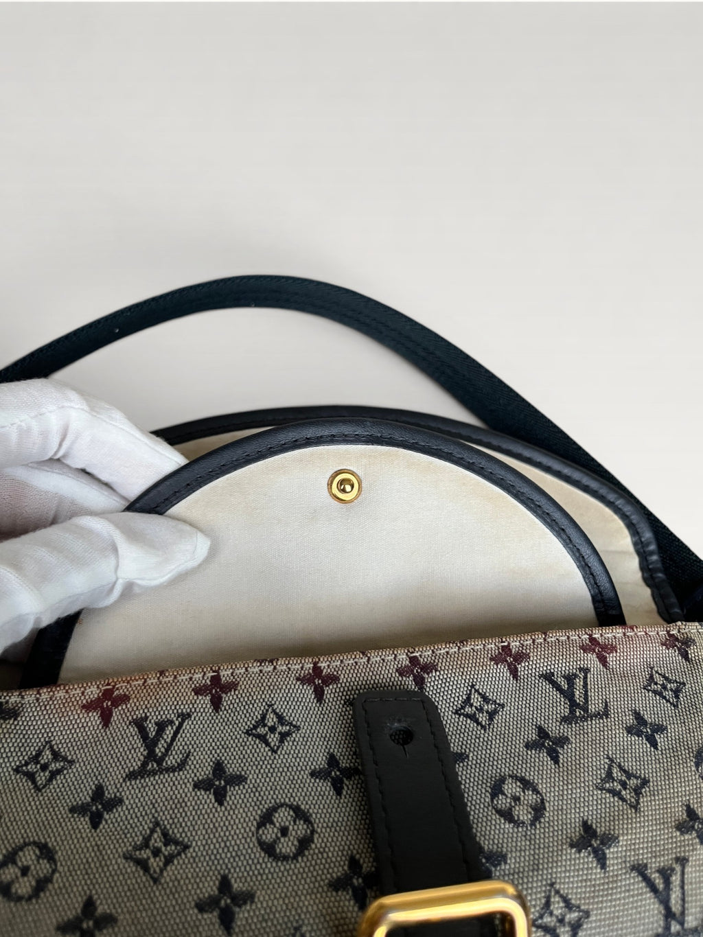 Louis Vuitton Marjorie Canvas And Leather Shoulder Bag