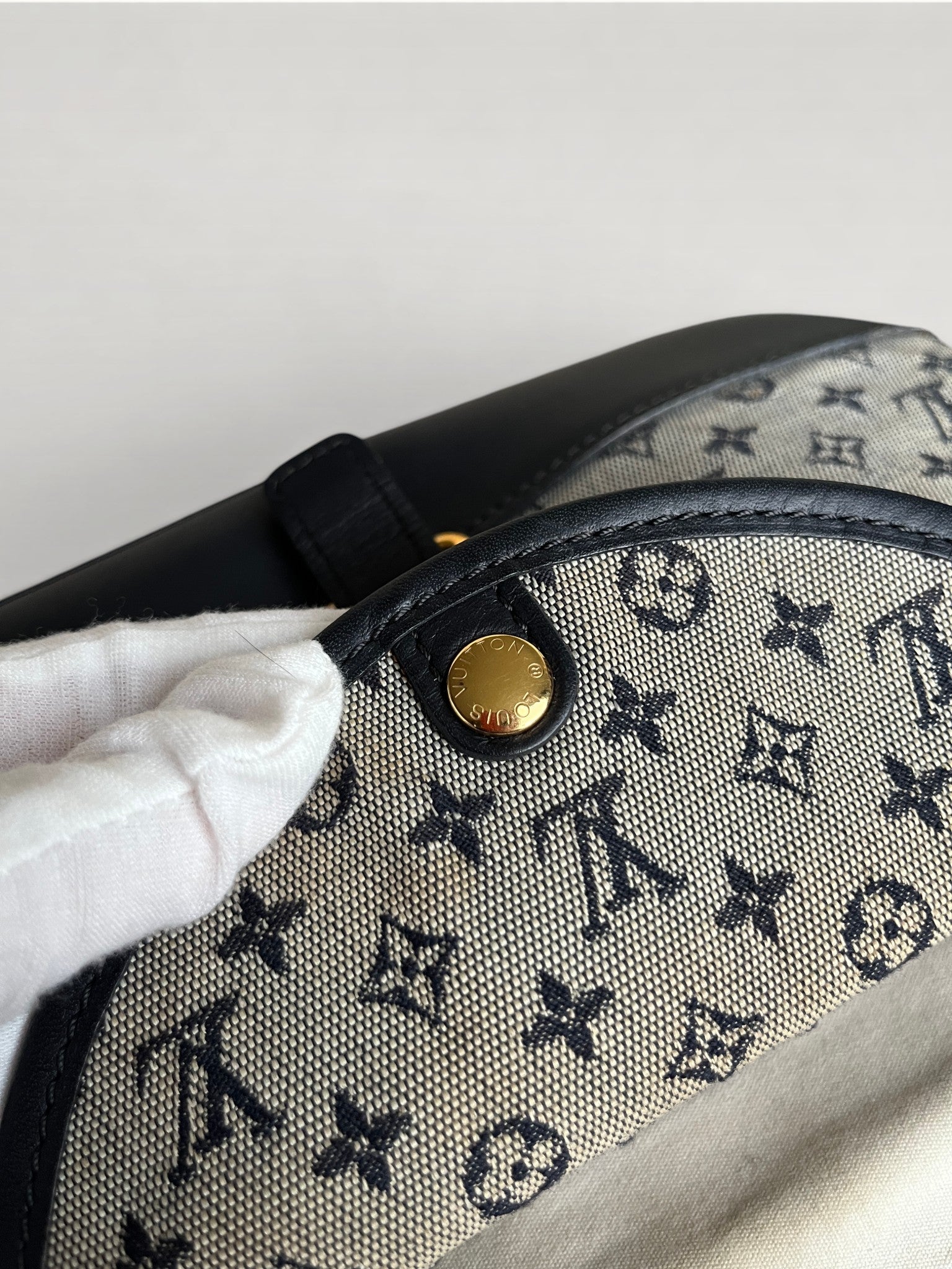 Louis Vuitton Marjorie Canvas And Leather Shoulder Bag