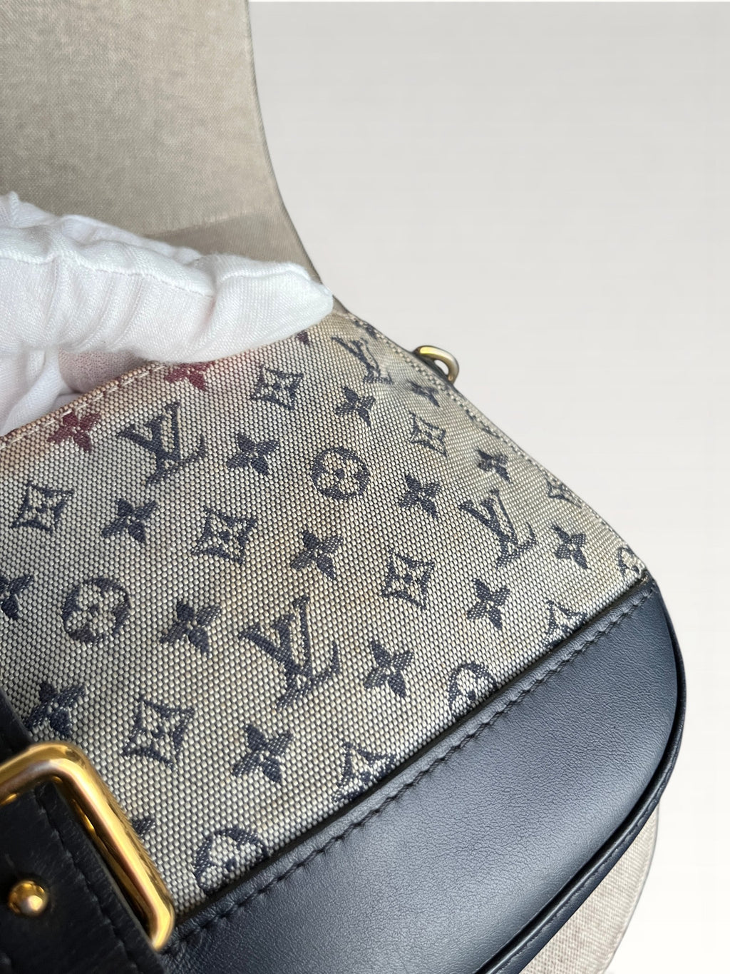 Louis Vuitton Marjorie Canvas And Leather Shoulder Bag