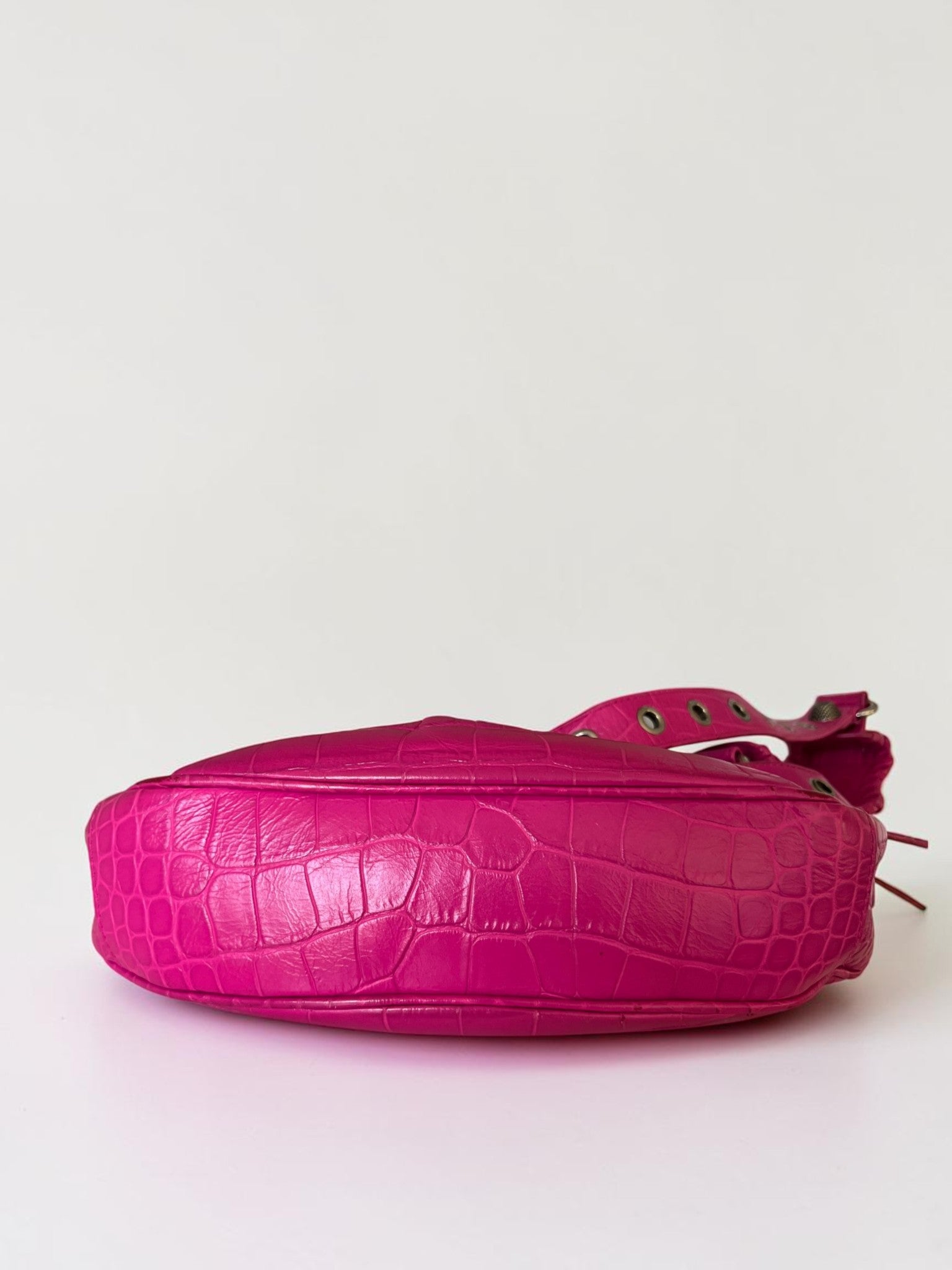 Balenciaga Le Cagole S Neon Pink Leather