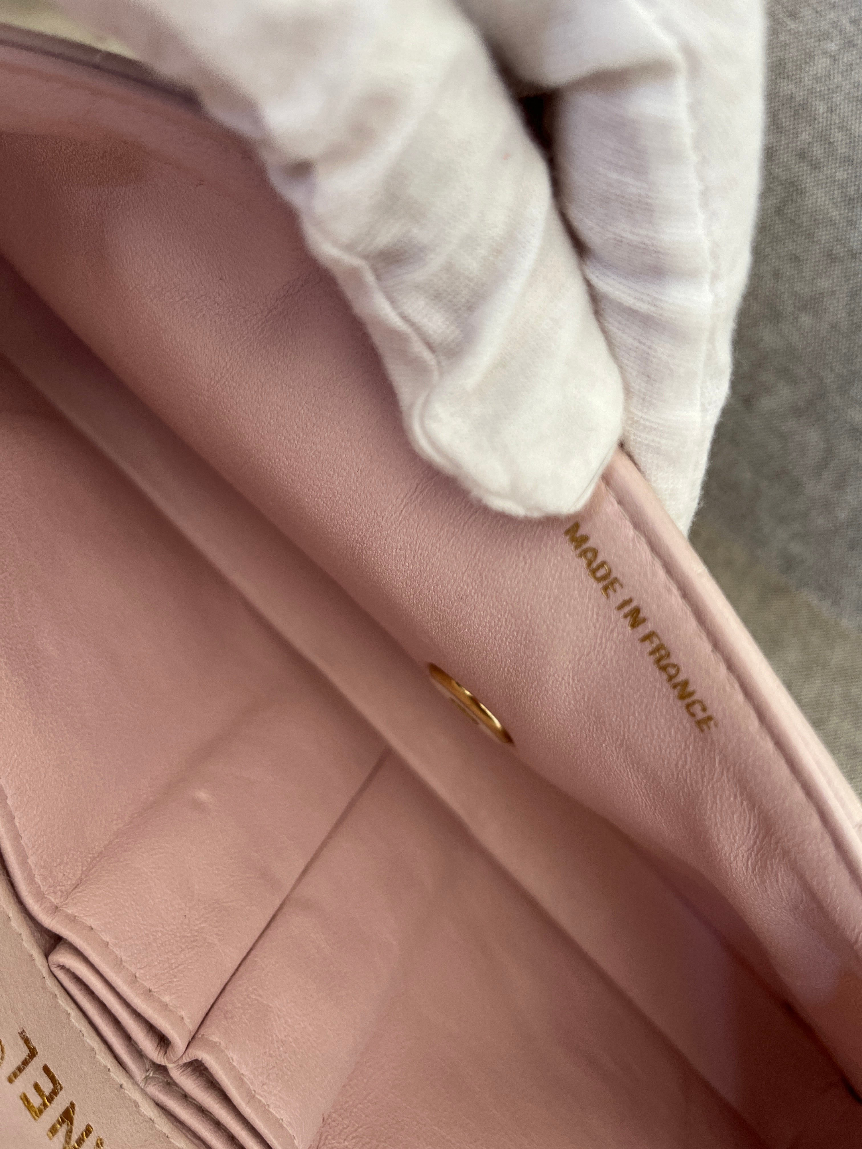 2002-2003 Chanel East-West Chocolate Bar Bag Lambskin