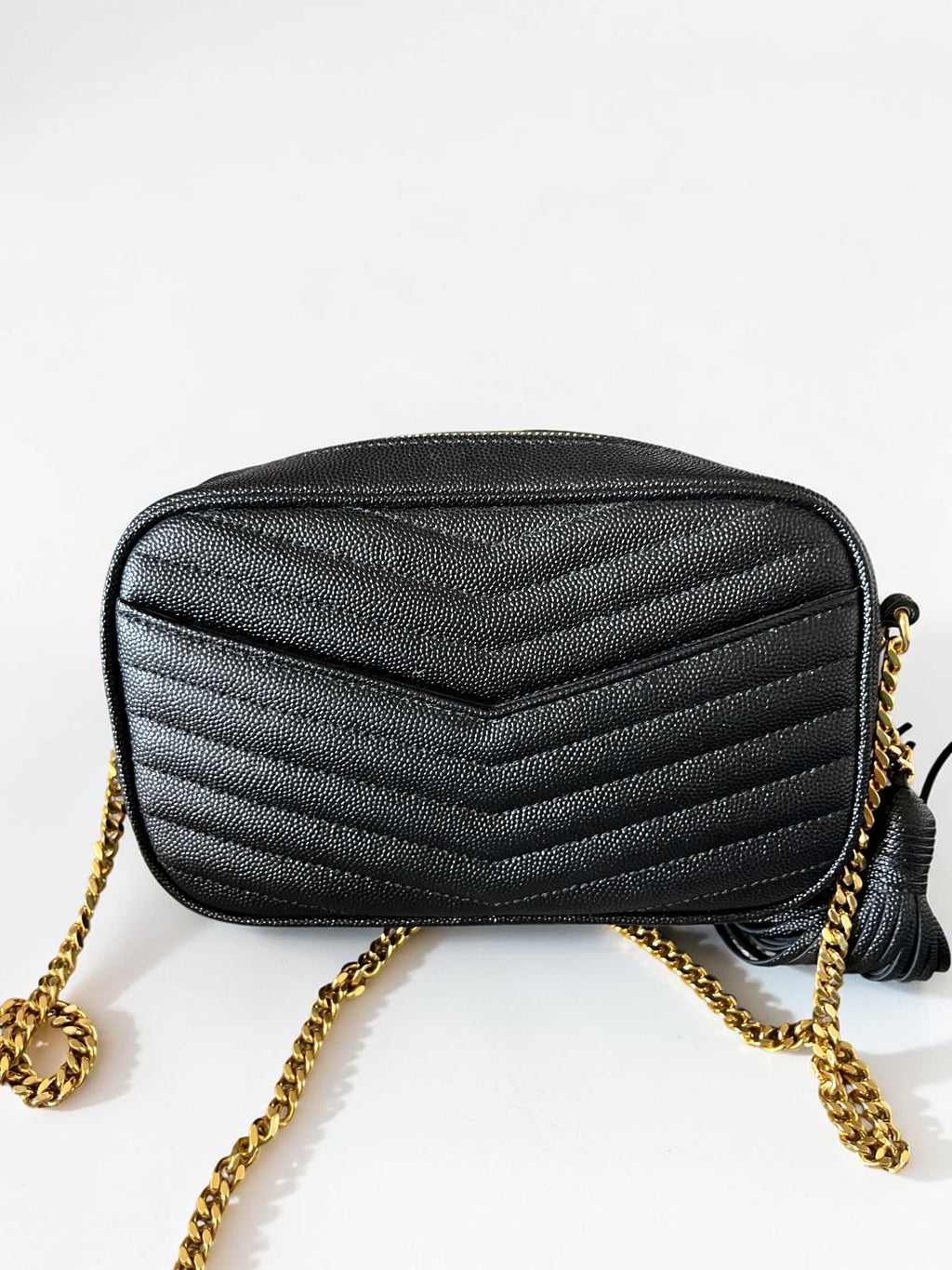 Saint Laurent Lou Mini Camera Bag Black