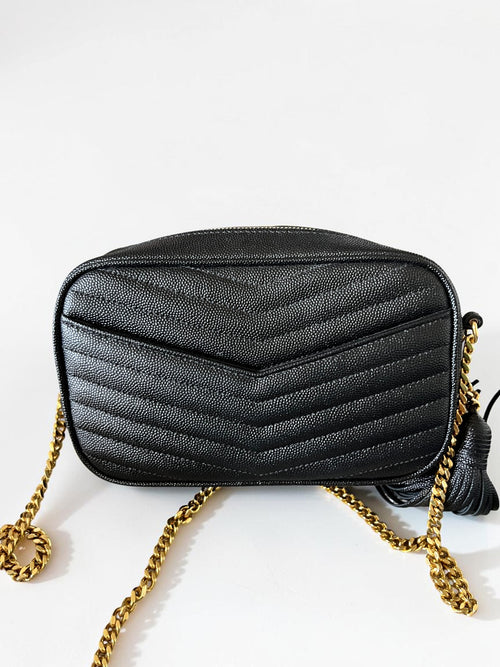 Saint Laurent Lou Mini Camera Bag Black