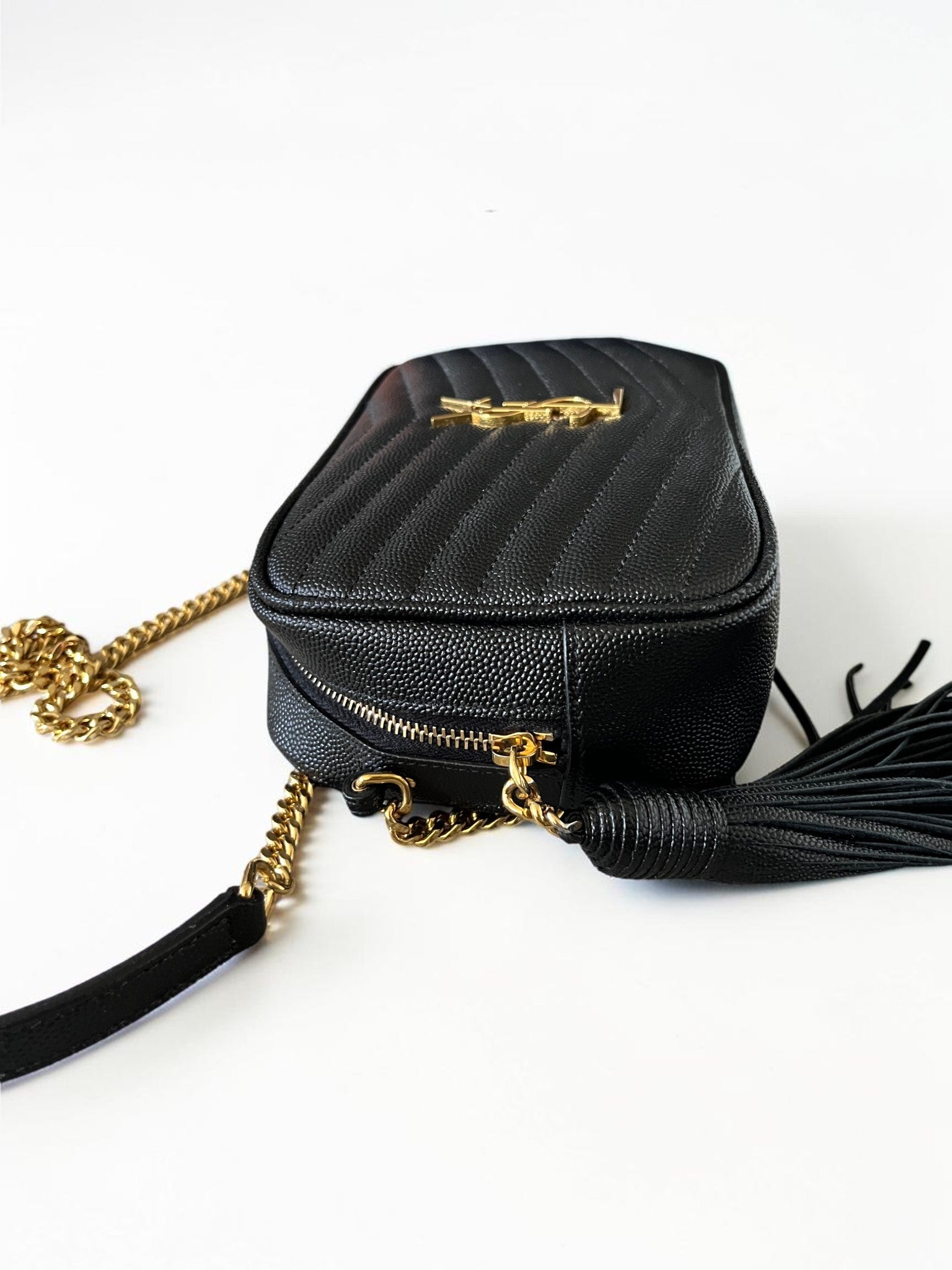 Saint Laurent Lou Mini Camera Bag Black