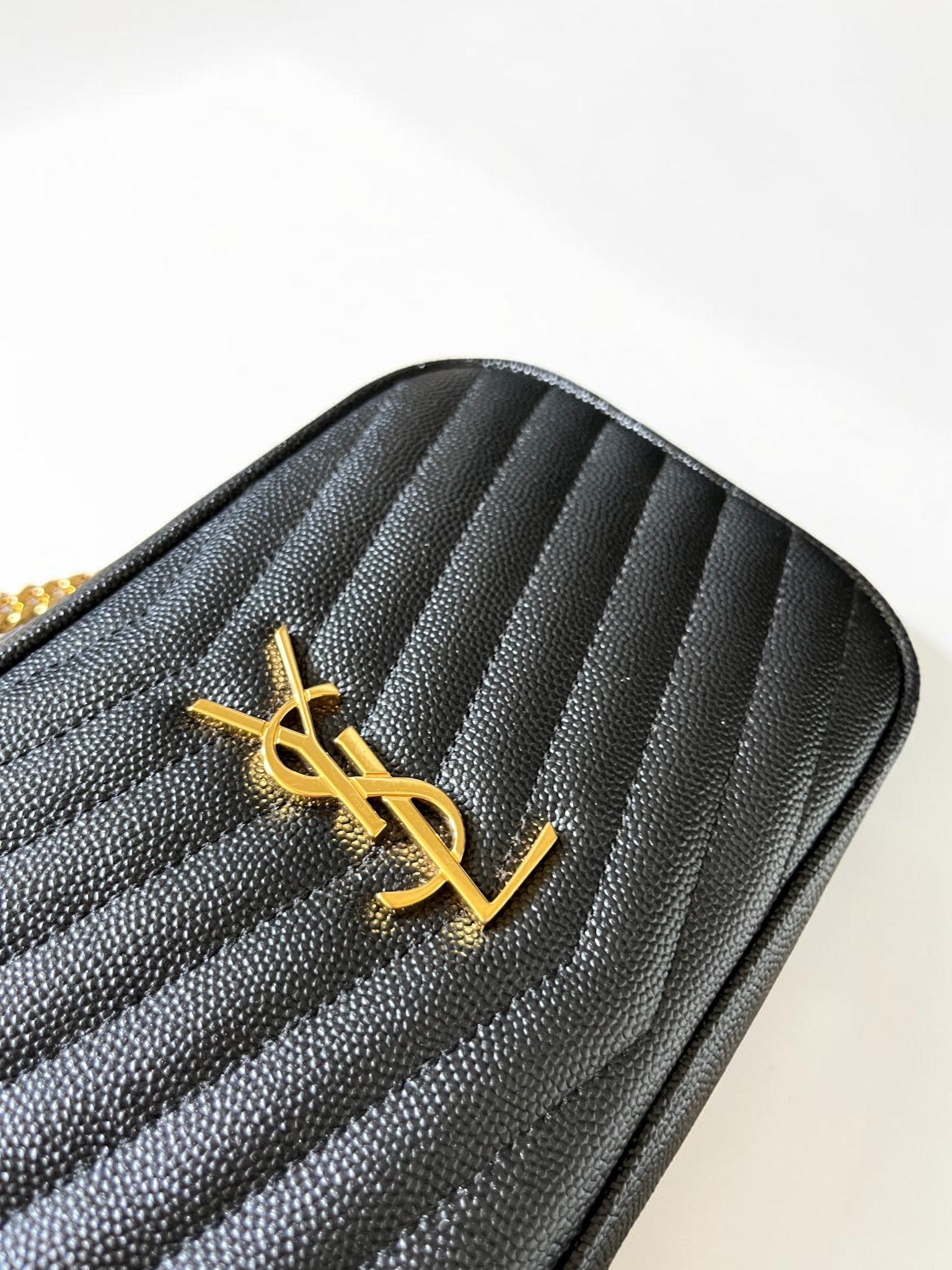 Saint Laurent Lou Mini Camera Bag Black