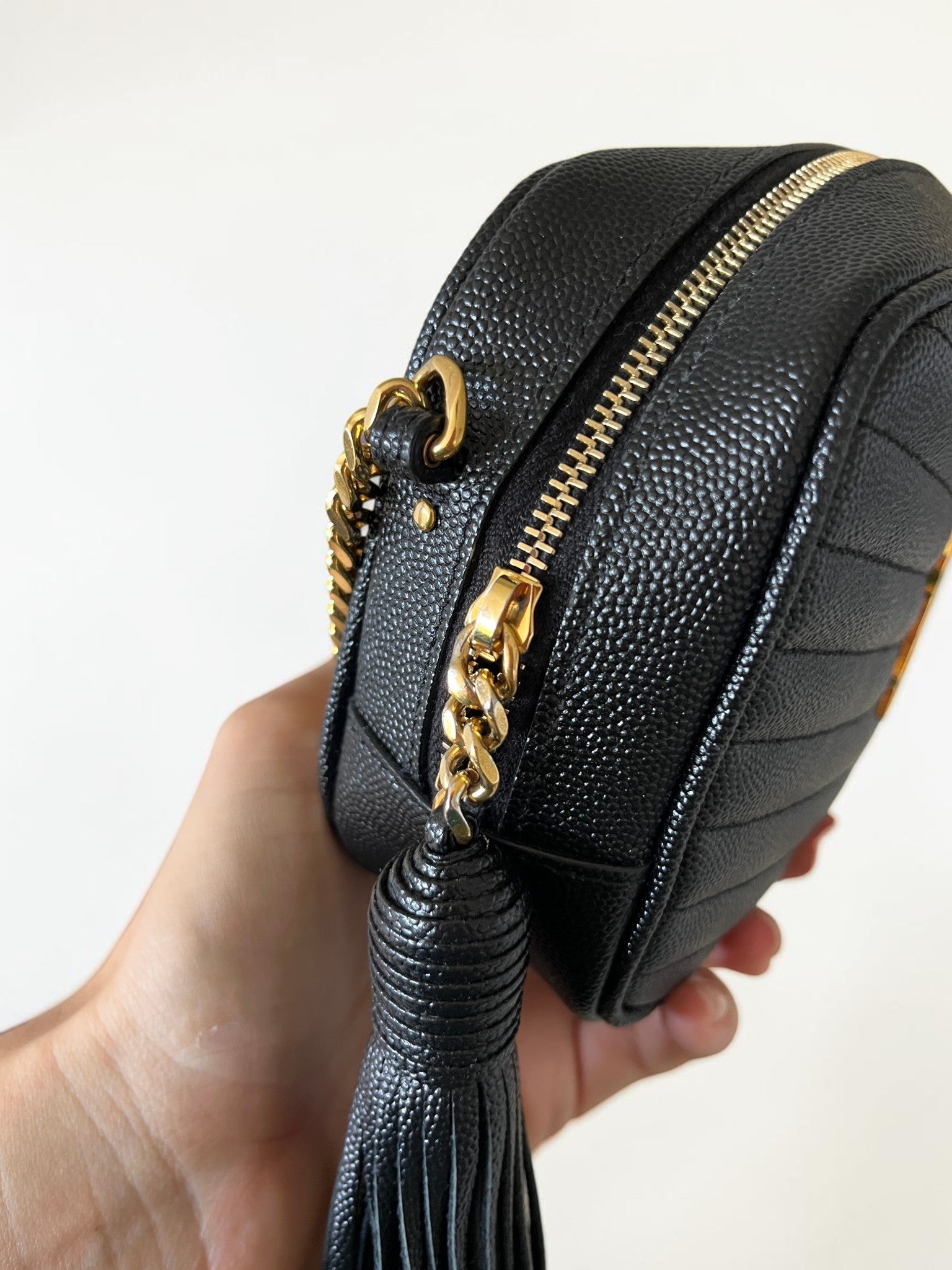 Saint Laurent Lou Mini Camera Bag Black