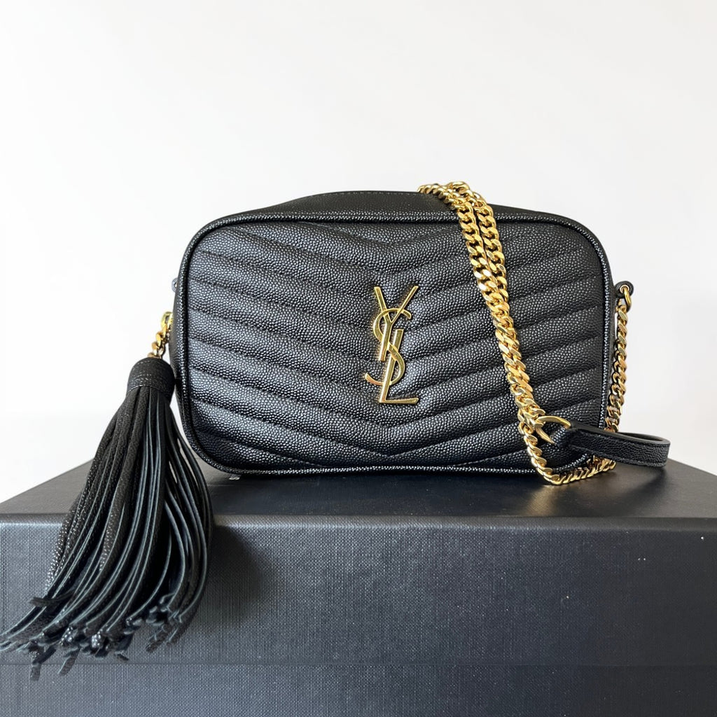 Saint Laurent Lou Mini Camera Bag Black