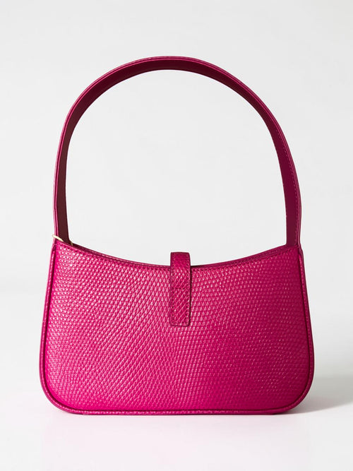 Saint Laurent 5 a 7 Mini Bag Lizard Embossed Leather