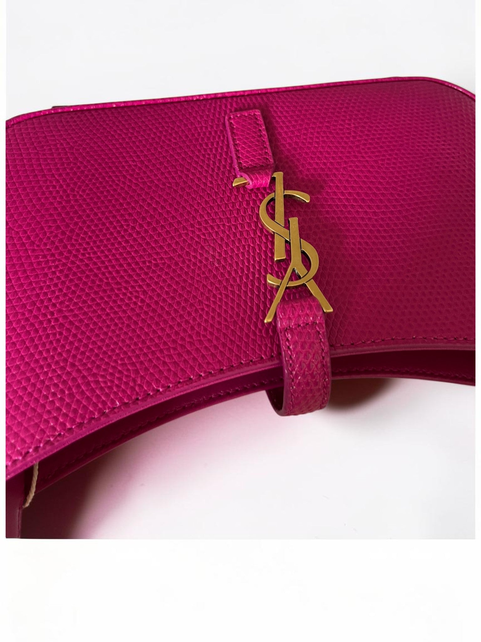Saint Laurent 5 a 7 Mini Bag Lizard Embossed Leather