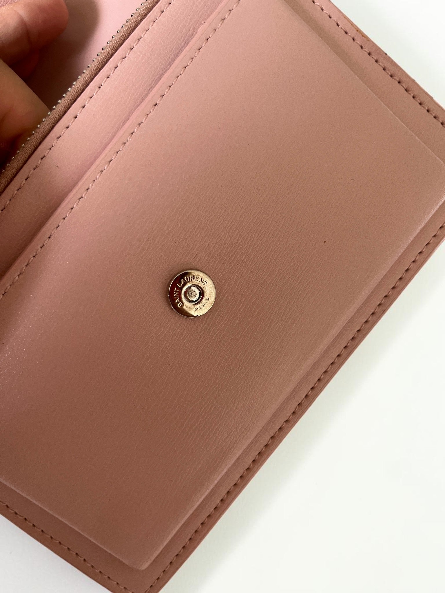 Saint Laurent Mini Sunset Bag Powder Pink
