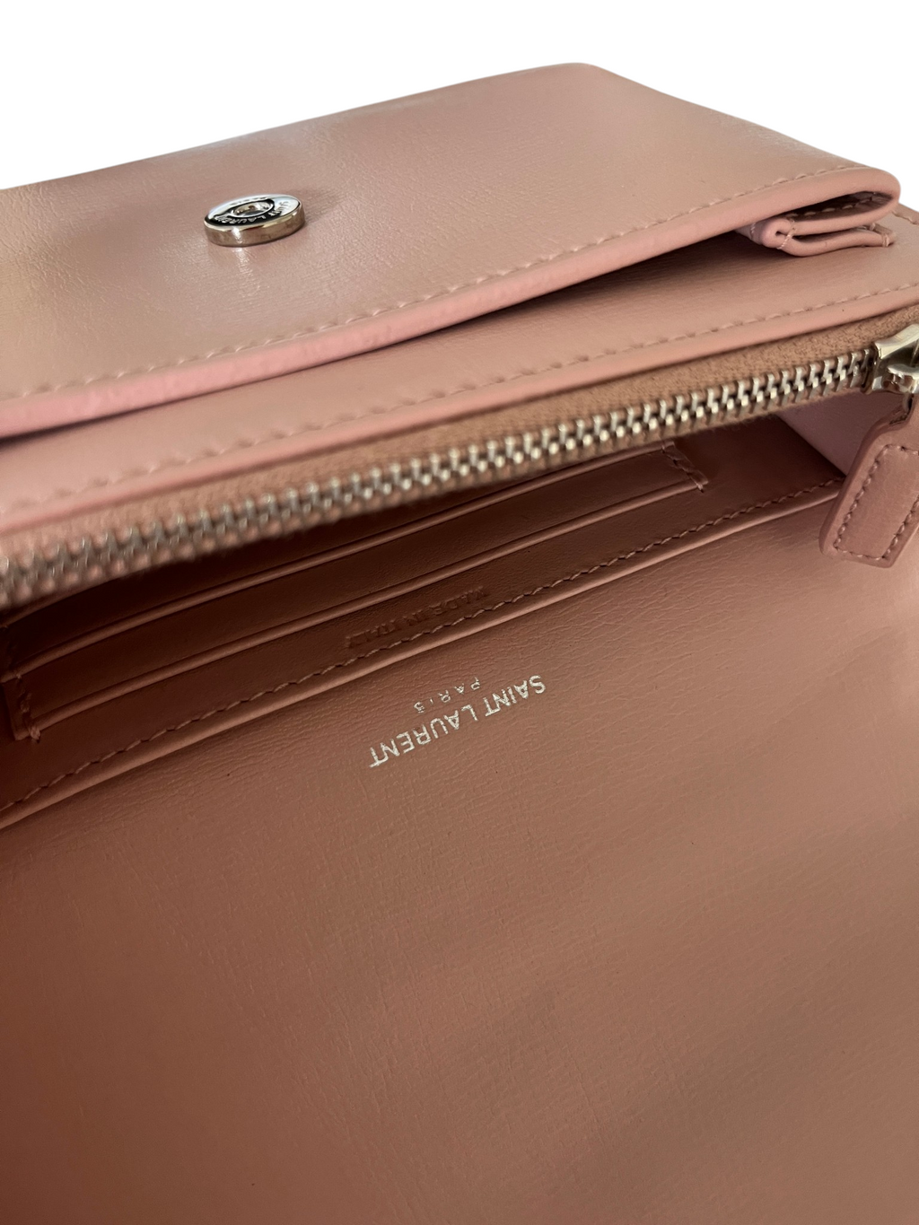 Saint Laurent Mini Sunset Bag Powder Pink