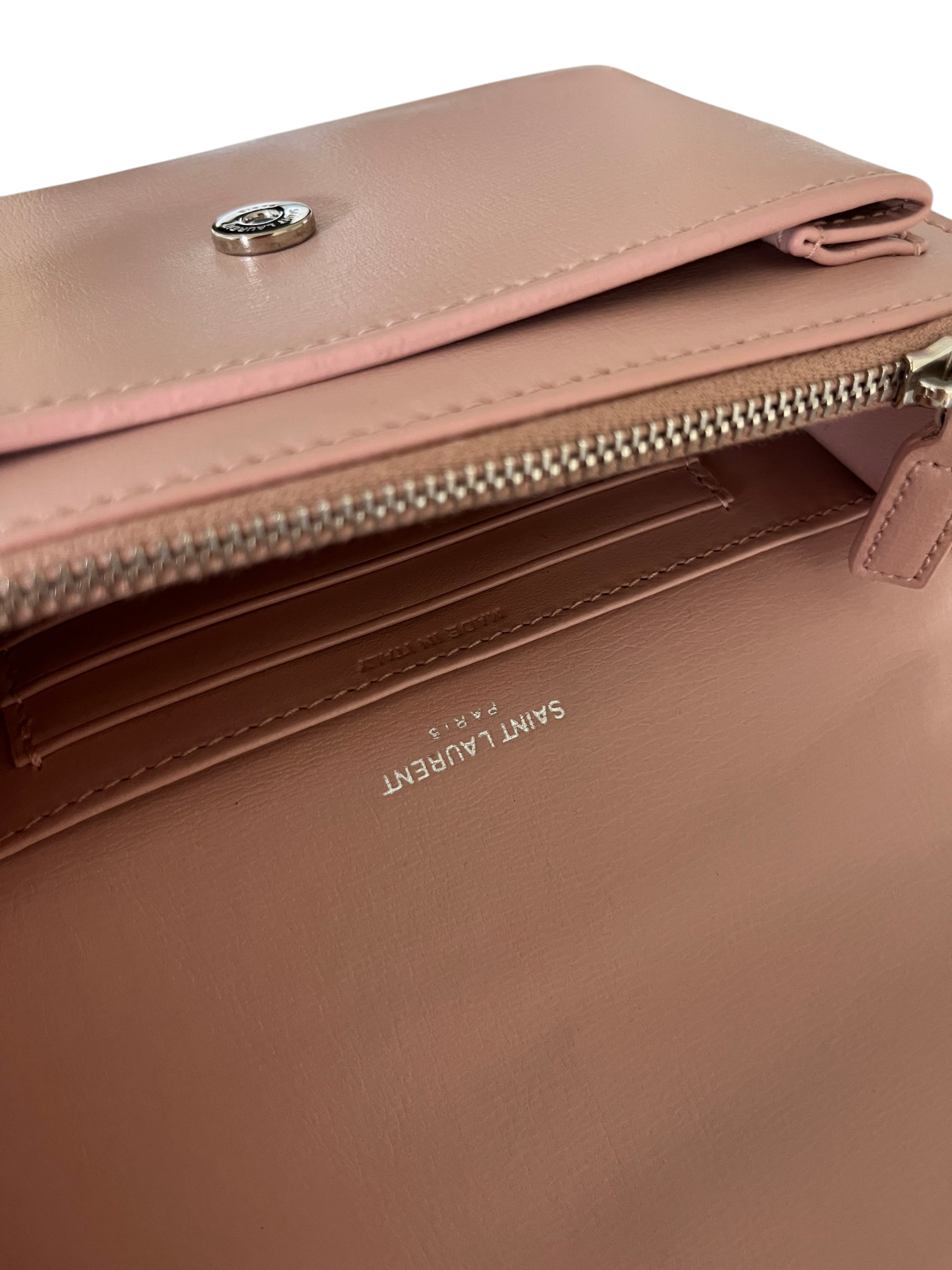 Saint Laurent Mini Sunset Bag Powder Pink