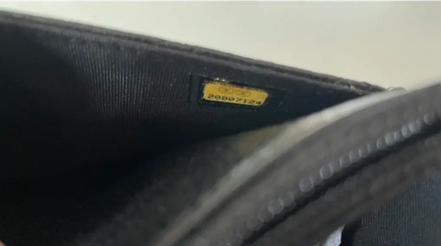 2014-2015 Chanel Classic Wallet On Chain Caviar Leather Black Silver Hardware