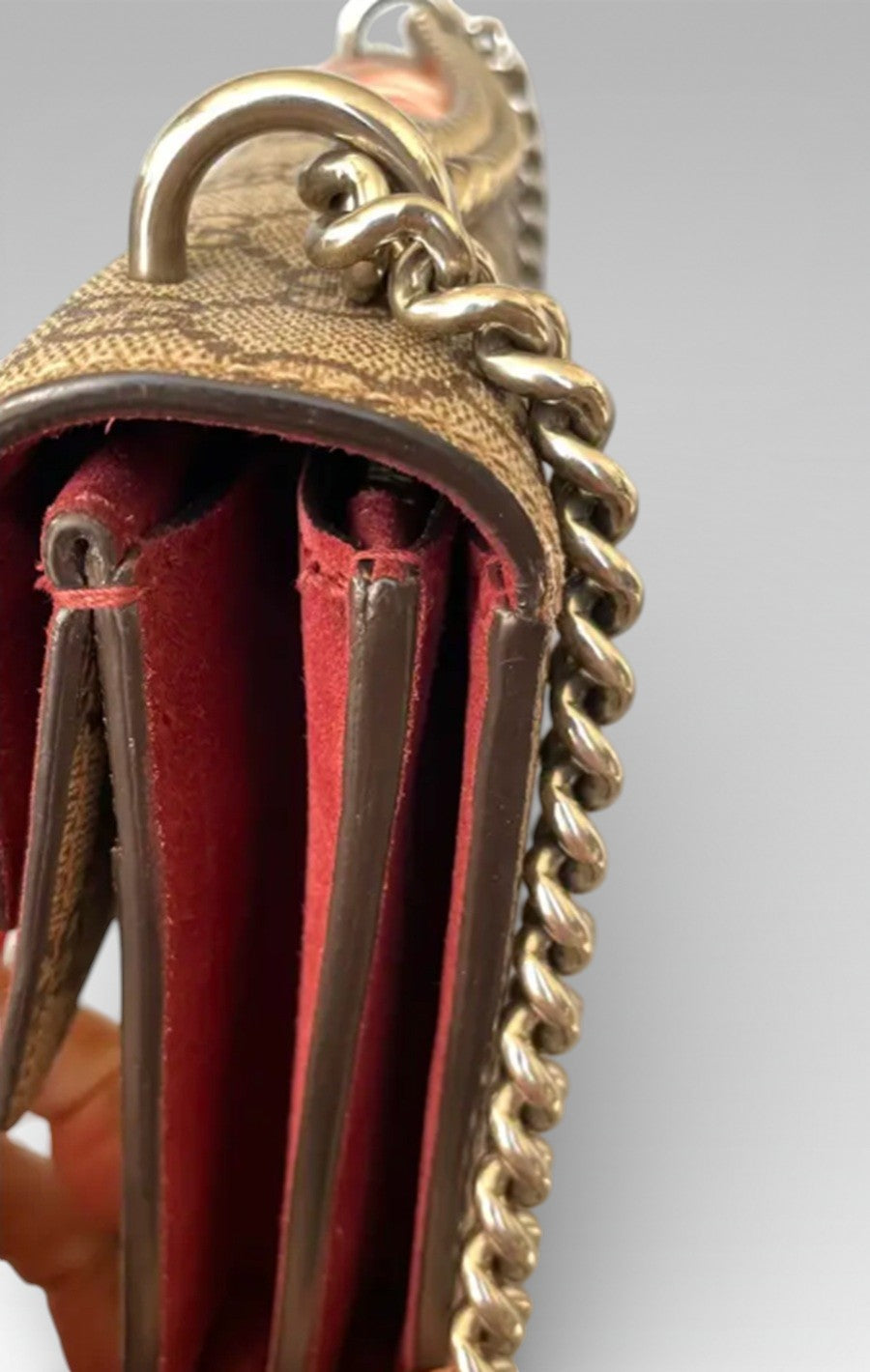 Gucci Dionysus GG Supreme Canvas Shoulder Bag Blooms Edition