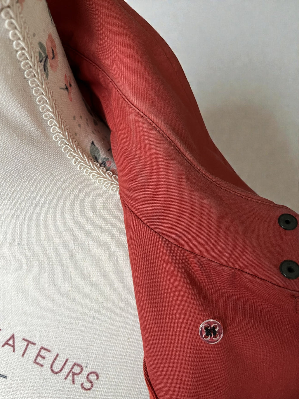 Burberry Classic Gabardine Cotton Trench Coat Brick Red Size S (UK 8)